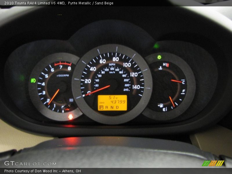 Pyrite Metallic / Sand Beige 2010 Toyota RAV4 Limited V6 4WD