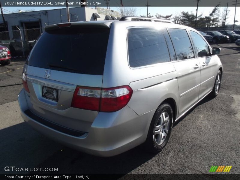 Silver Pearl Metallic / Gray 2007 Honda Odyssey EX-L