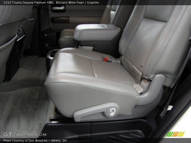 Blizzard White Pearl / Graphite 2010 Toyota Sequoia Platinum 4WD