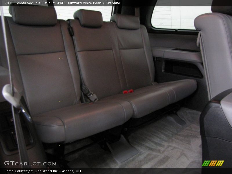 Blizzard White Pearl / Graphite 2010 Toyota Sequoia Platinum 4WD