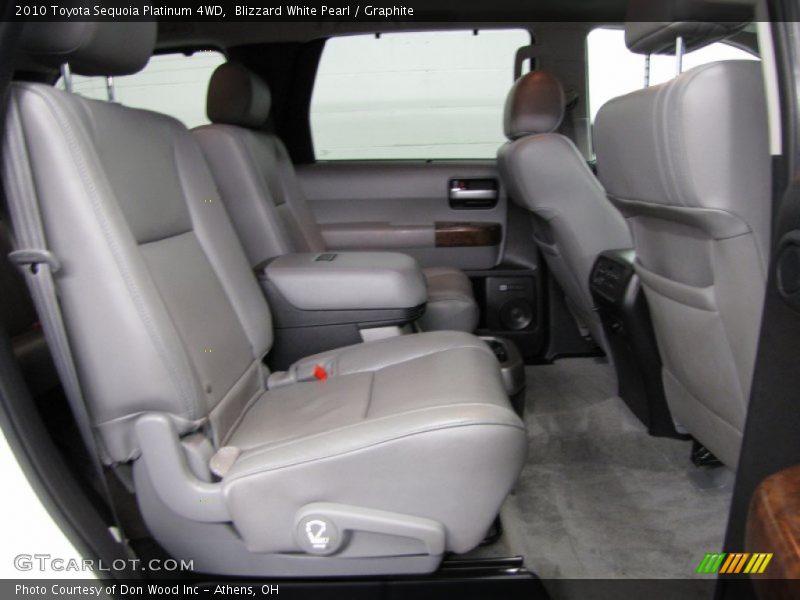 Blizzard White Pearl / Graphite 2010 Toyota Sequoia Platinum 4WD