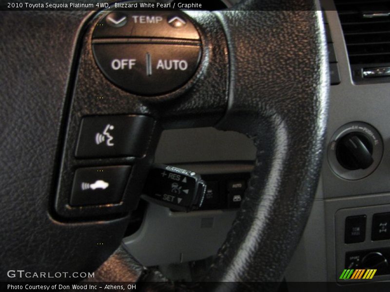 Blizzard White Pearl / Graphite 2010 Toyota Sequoia Platinum 4WD