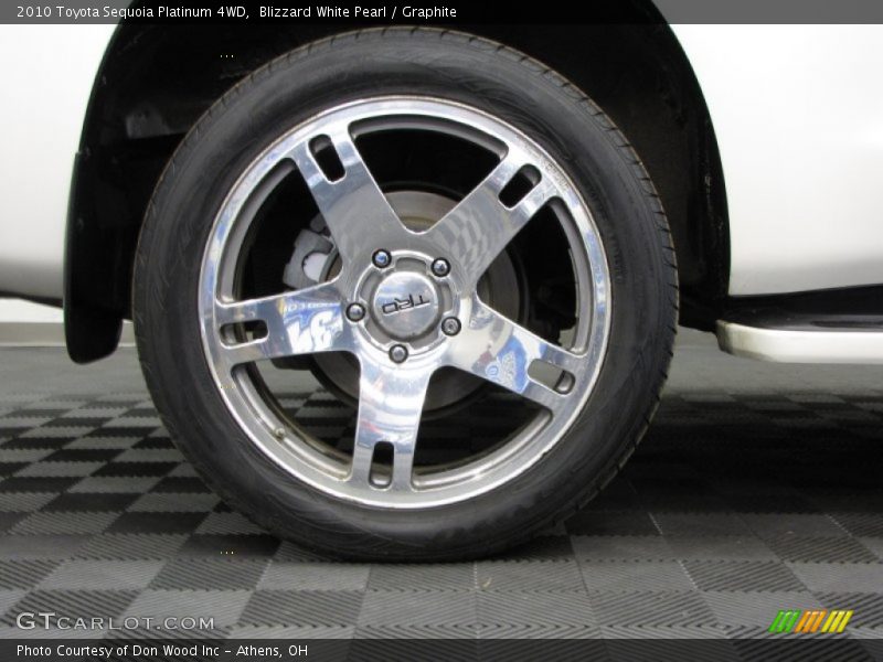 Blizzard White Pearl / Graphite 2010 Toyota Sequoia Platinum 4WD