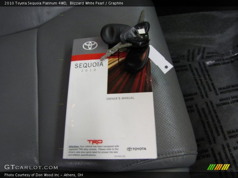 Books/Manuals of 2010 Sequoia Platinum 4WD