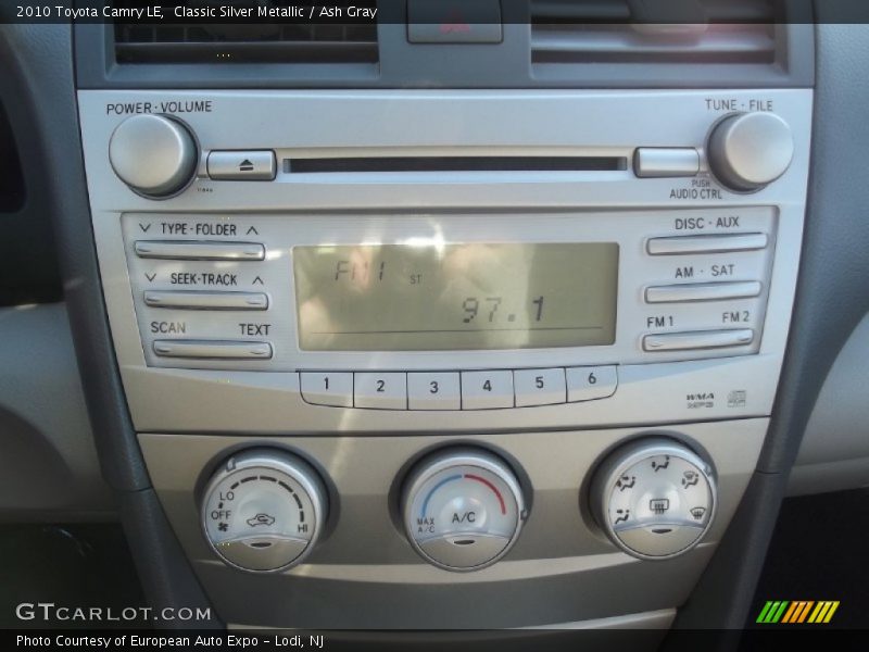 Classic Silver Metallic / Ash Gray 2010 Toyota Camry LE