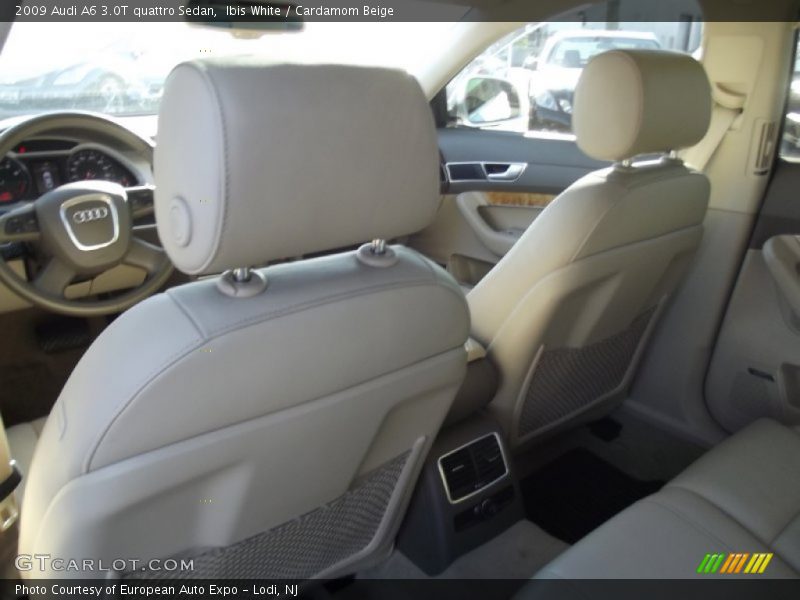 Ibis White / Cardamom Beige 2009 Audi A6 3.0T quattro Sedan