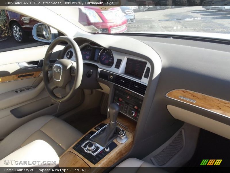 Ibis White / Cardamom Beige 2009 Audi A6 3.0T quattro Sedan