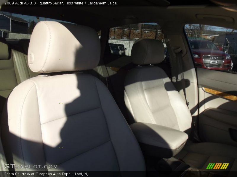 Ibis White / Cardamom Beige 2009 Audi A6 3.0T quattro Sedan