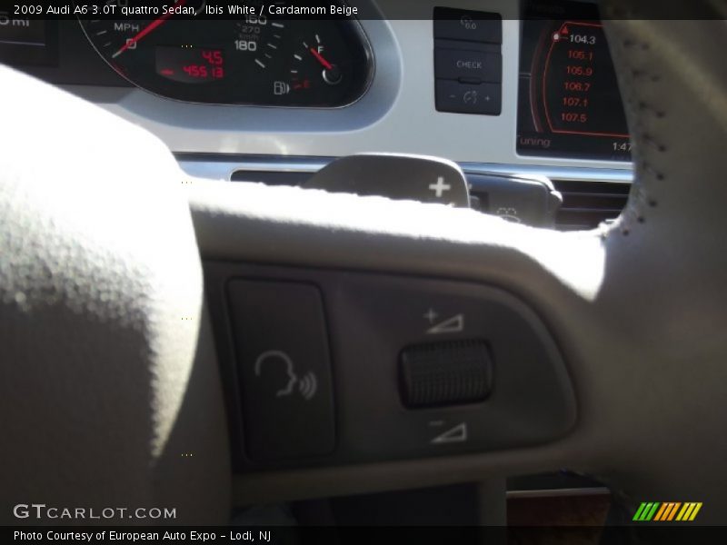 Ibis White / Cardamom Beige 2009 Audi A6 3.0T quattro Sedan