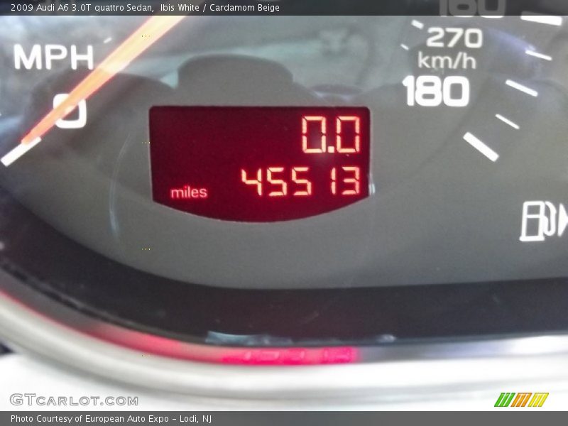 Ibis White / Cardamom Beige 2009 Audi A6 3.0T quattro Sedan