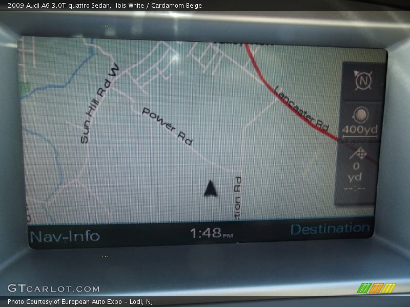 Ibis White / Cardamom Beige 2009 Audi A6 3.0T quattro Sedan