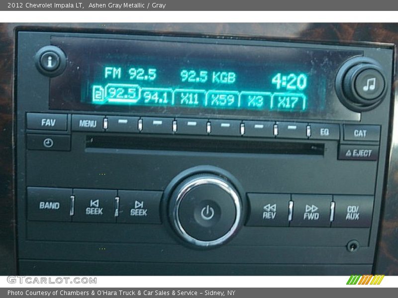 Ashen Gray Metallic / Gray 2012 Chevrolet Impala LT