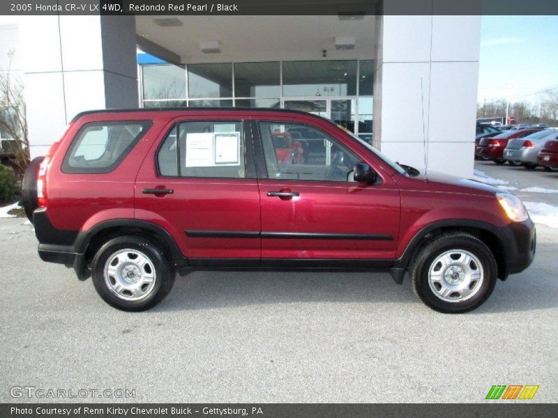 Redondo Red Pearl / Black 2005 Honda CR-V LX 4WD
