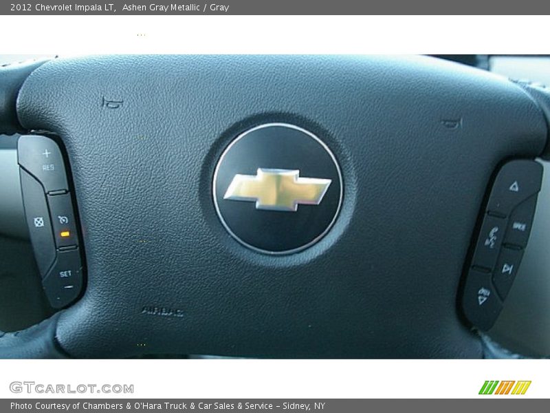 Ashen Gray Metallic / Gray 2012 Chevrolet Impala LT