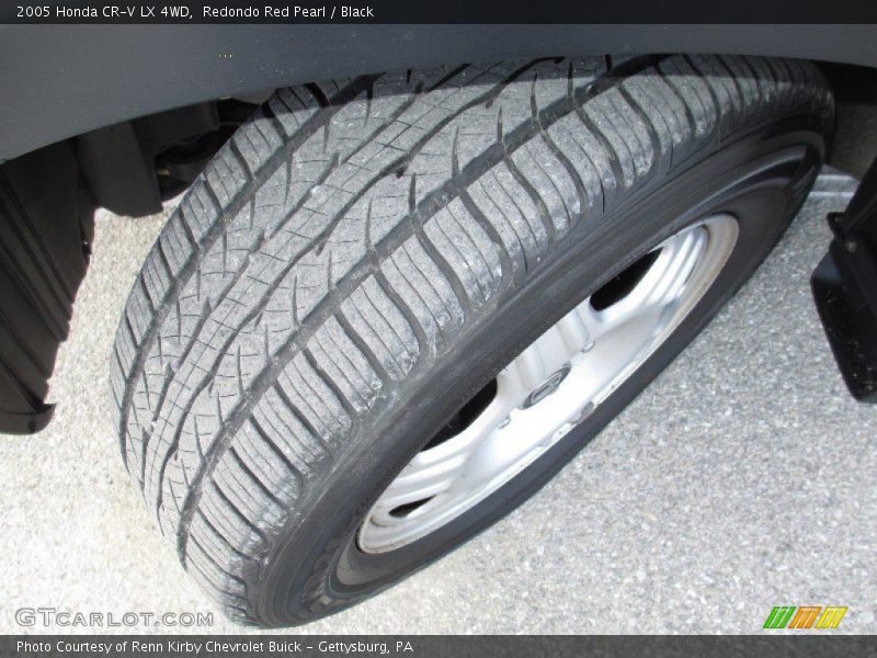Redondo Red Pearl / Black 2005 Honda CR-V LX 4WD