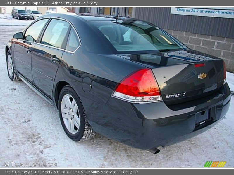 Ashen Gray Metallic / Gray 2012 Chevrolet Impala LT