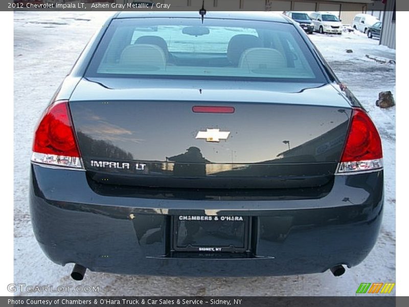 Ashen Gray Metallic / Gray 2012 Chevrolet Impala LT
