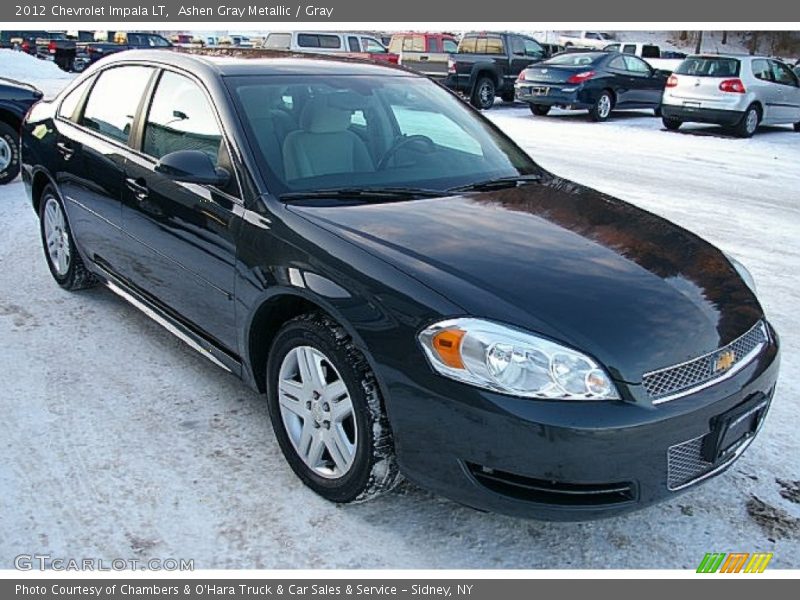 Ashen Gray Metallic / Gray 2012 Chevrolet Impala LT