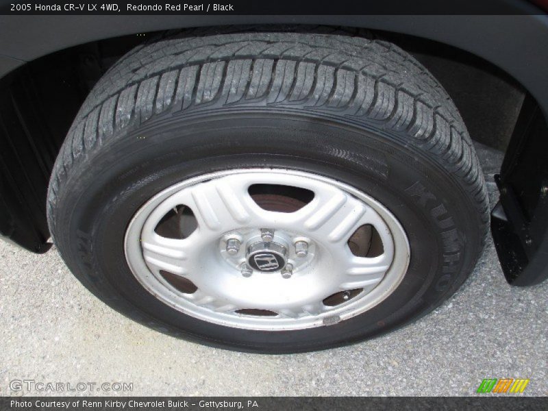 Redondo Red Pearl / Black 2005 Honda CR-V LX 4WD