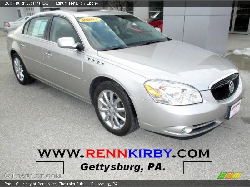 Platinum Metallic / Ebony 2007 Buick Lucerne CXS