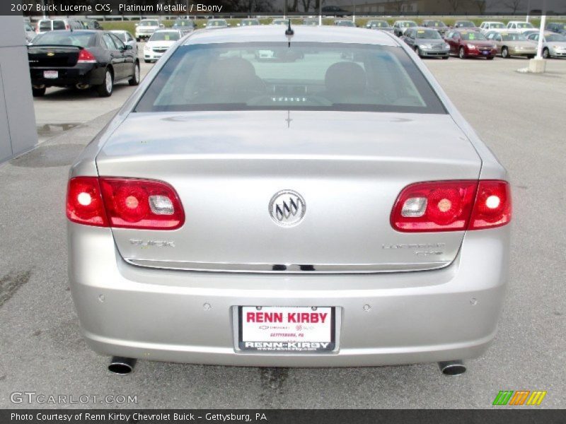 Platinum Metallic / Ebony 2007 Buick Lucerne CXS