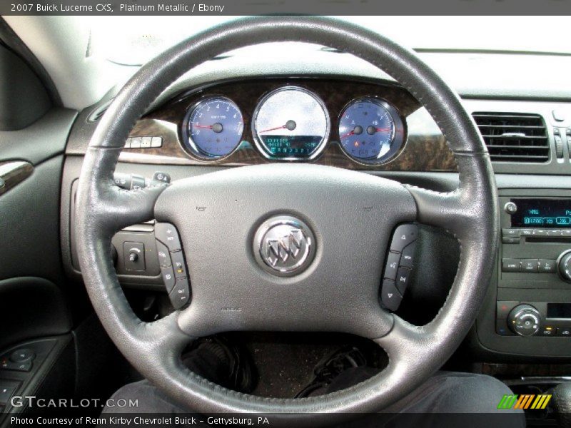 Platinum Metallic / Ebony 2007 Buick Lucerne CXS
