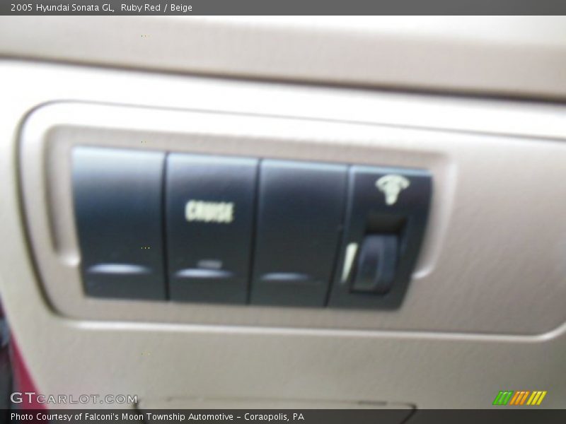 Ruby Red / Beige 2005 Hyundai Sonata GL