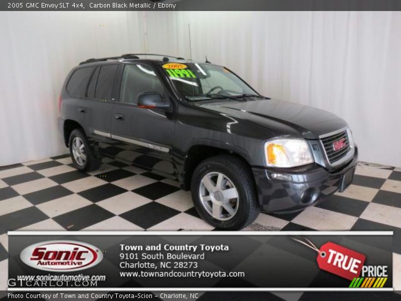 Carbon Black Metallic / Ebony 2005 GMC Envoy SLT 4x4