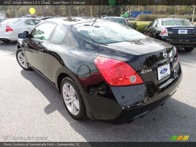 Super Black / Charcoal 2012 Nissan Altima 2.5 S Coupe