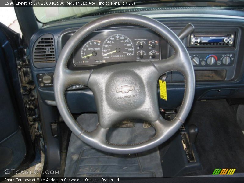 Indigo Metallic / Blue 1996 Chevrolet C/K 2500 K2500 Regular Cab 4x4