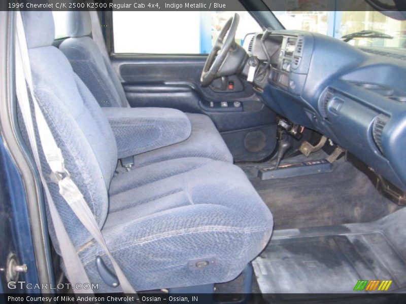  1996 C/K 2500 K2500 Regular Cab 4x4 Blue Interior