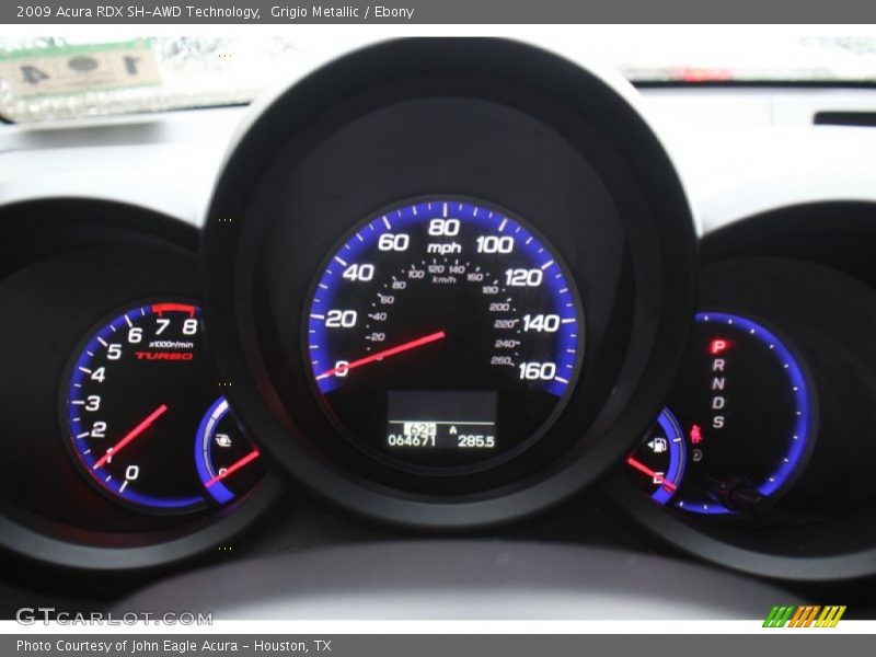 Grigio Metallic / Ebony 2009 Acura RDX SH-AWD Technology