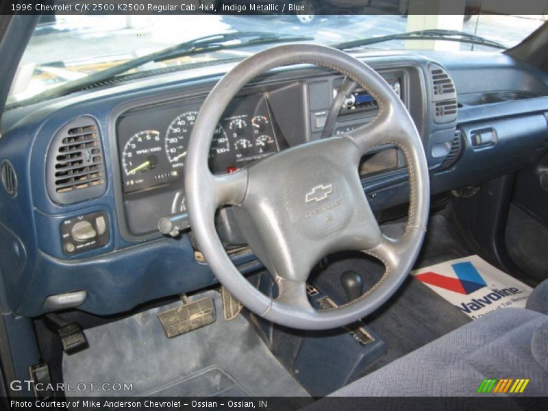 Indigo Metallic / Blue 1996 Chevrolet C/K 2500 K2500 Regular Cab 4x4