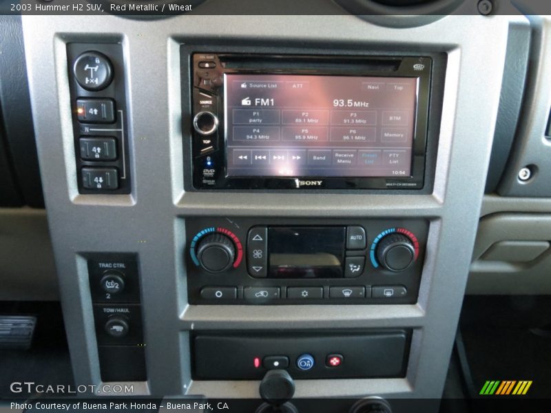 Red Metallic / Wheat 2003 Hummer H2 SUV