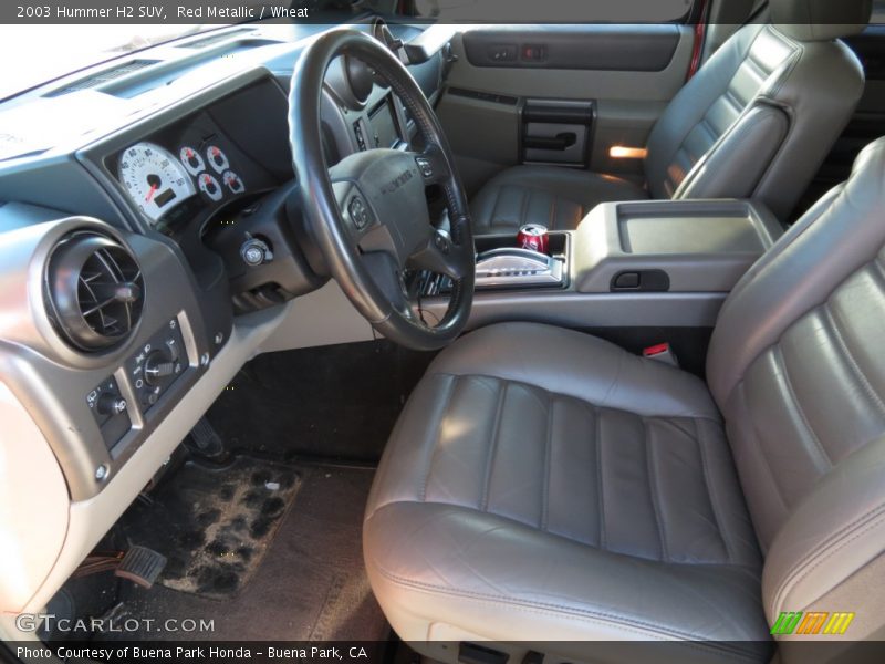 Red Metallic / Wheat 2003 Hummer H2 SUV