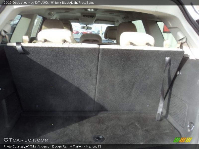 White / Black/Light Frost Beige 2012 Dodge Journey SXT AWD