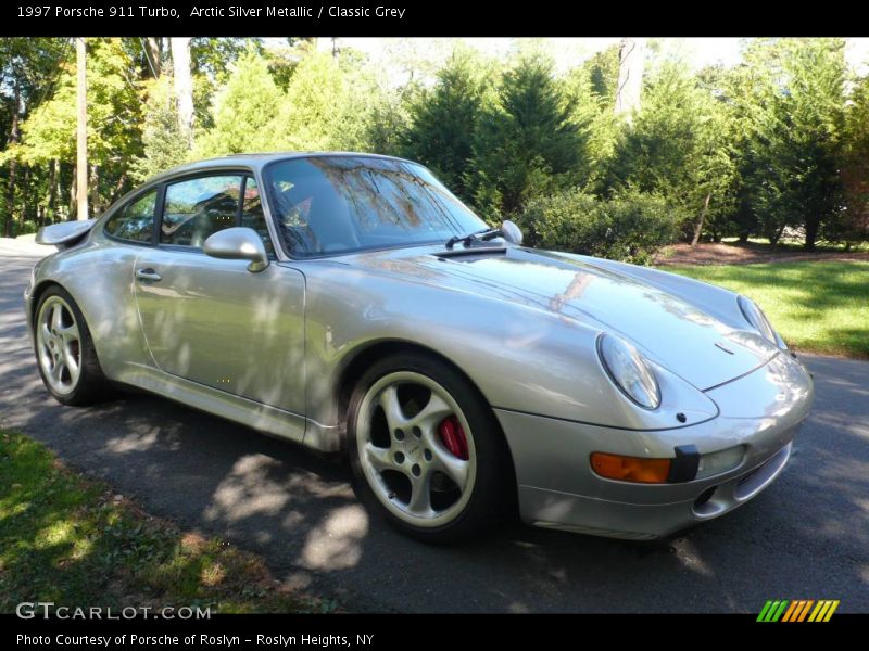 Arctic Silver Metallic / Classic Grey 1997 Porsche 911 Turbo
