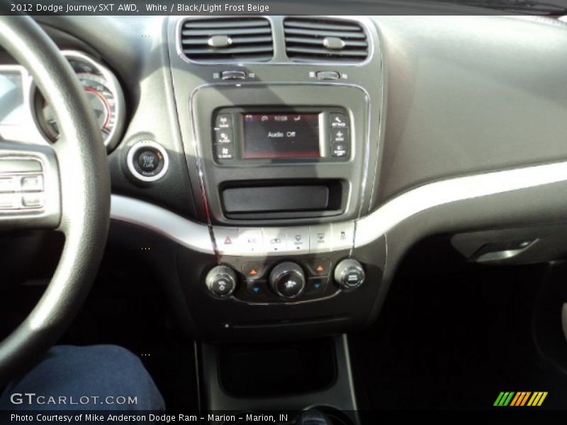 White / Black/Light Frost Beige 2012 Dodge Journey SXT AWD