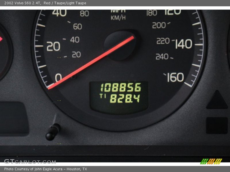 Red / Taupe/Light Taupe 2002 Volvo S60 2.4T