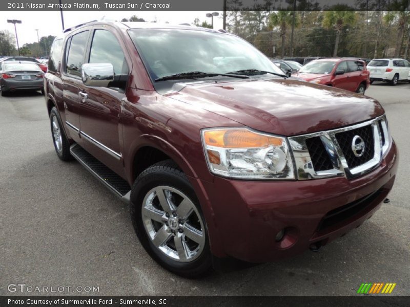 Tuscan Sun / Charcoal 2011 Nissan Armada Platinum
