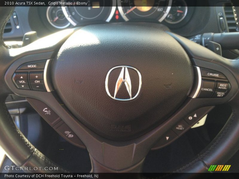 Grigio Metallic / Ebony 2010 Acura TSX Sedan