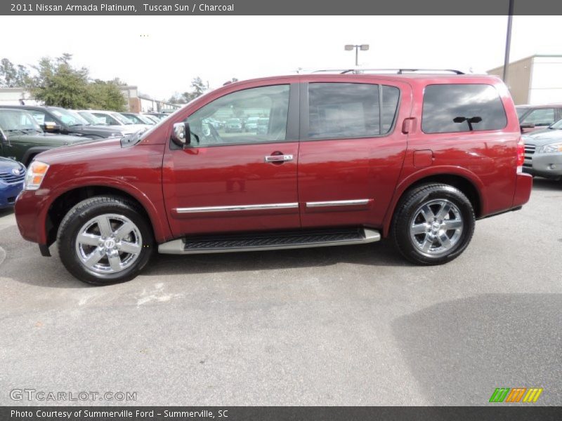 Tuscan Sun / Charcoal 2011 Nissan Armada Platinum