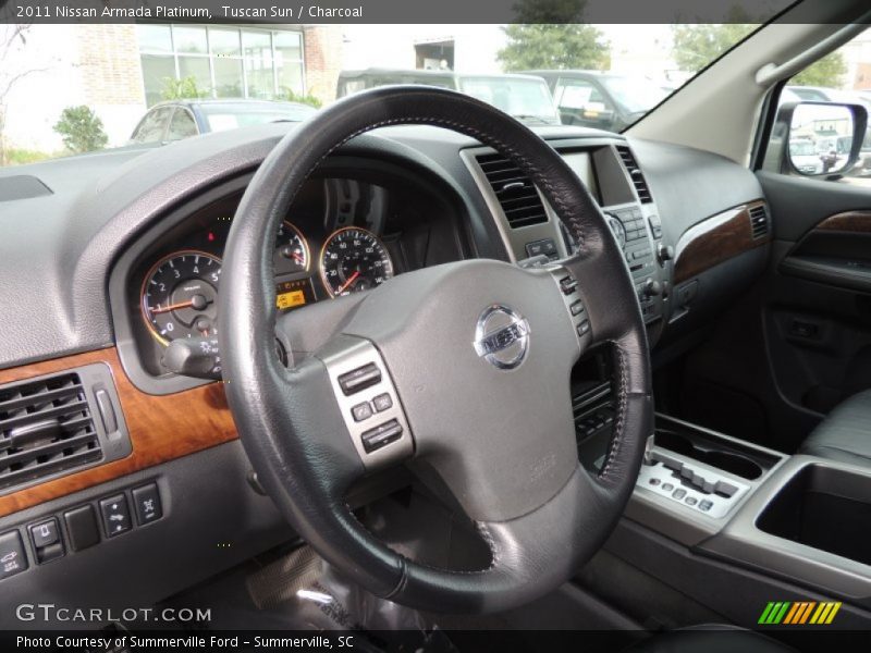Tuscan Sun / Charcoal 2011 Nissan Armada Platinum