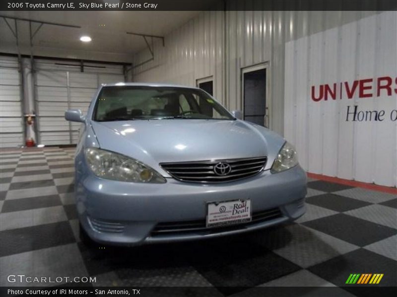 Sky Blue Pearl / Stone Gray 2006 Toyota Camry LE
