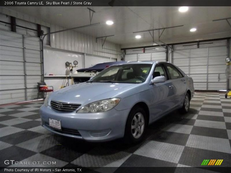 Sky Blue Pearl / Stone Gray 2006 Toyota Camry LE