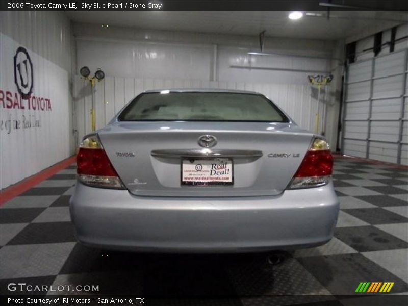 Sky Blue Pearl / Stone Gray 2006 Toyota Camry LE