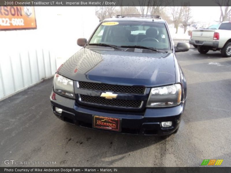 Imperial Blue Metallic / Ebony 2008 Chevrolet TrailBlazer LT 4x4