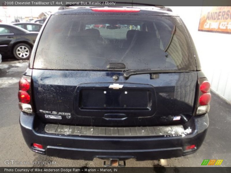 Imperial Blue Metallic / Ebony 2008 Chevrolet TrailBlazer LT 4x4
