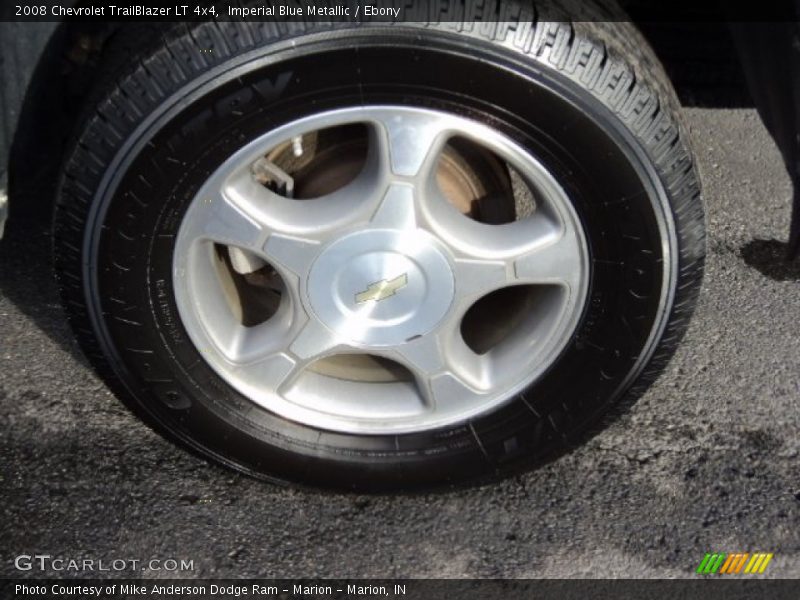 Imperial Blue Metallic / Ebony 2008 Chevrolet TrailBlazer LT 4x4
