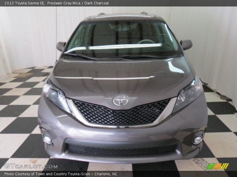 Predawn Gray Mica / Dark Charcoal 2013 Toyota Sienna SE
